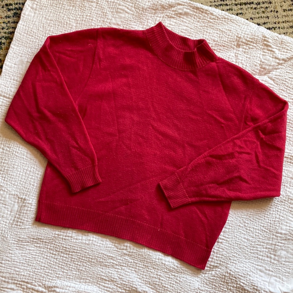 vintage Pendleton mock neck sweater